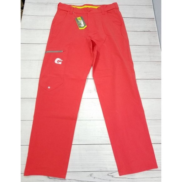 Gator Waders BRKLNE Performance Fishing Pants Mens Size Medium - Red - Picture 1 of 3